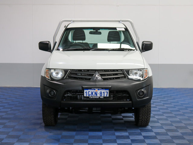 2012 MITSUBISHI TRITON MN MY12 GL WHITE 