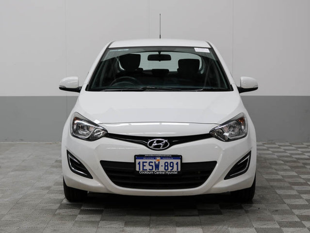 2015 HYUNDAI I20 PB MY14 ACTIVE WHITE 4 