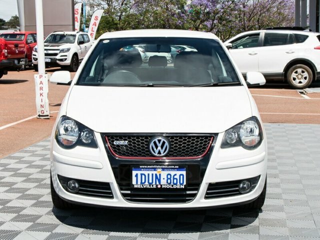 2009 VOLKSWAGEN POLO 9N MY2009 GTI WHITE