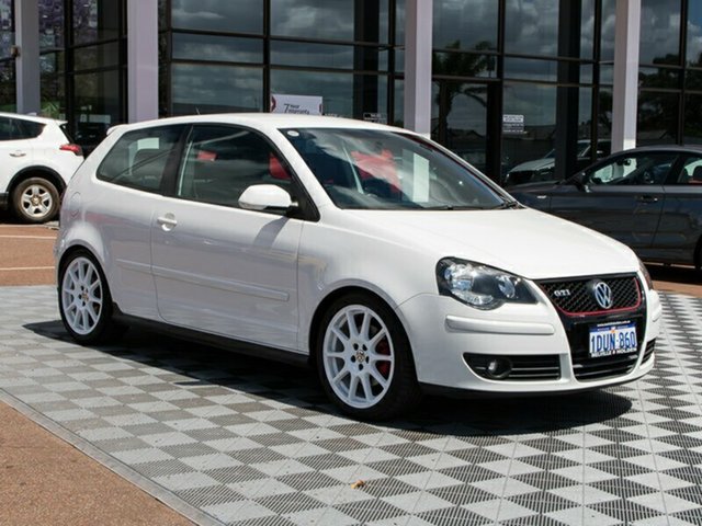 2009 VOLKSWAGEN POLO 9N MY2009 GTI WHITE