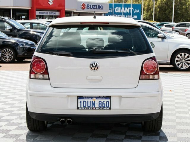 2009 VOLKSWAGEN POLO 9N MY2009 GTI WHITE