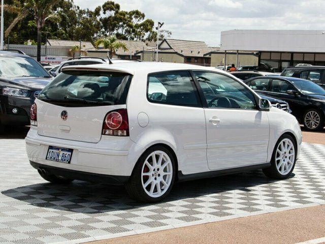 2009 VOLKSWAGEN POLO 9N MY2009 GTI WHITE