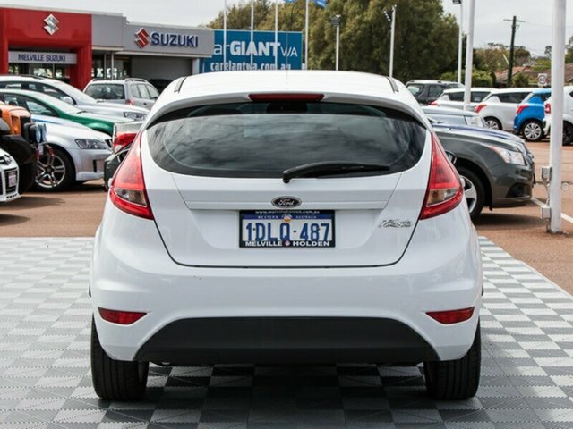 2010 FORD FIESTA WS LX WHITE 4 SPEED AUT