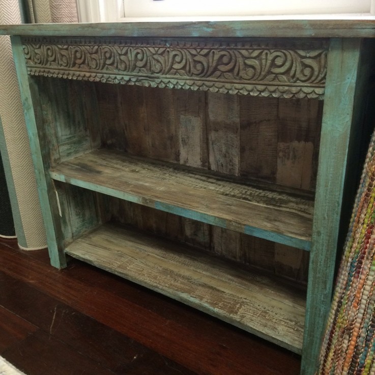 VINTAGE PAINTED BOOKSHELF/CABINET