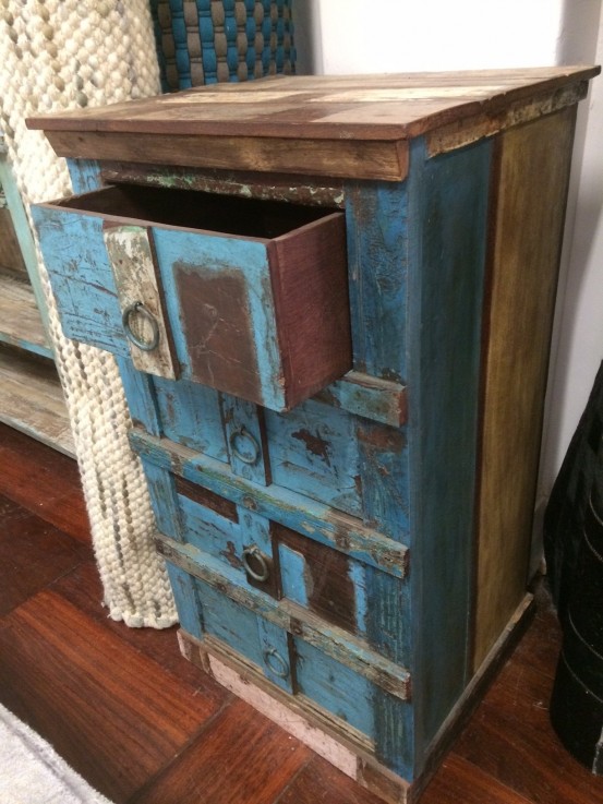 VINTAGE PAINTED DRAWERS