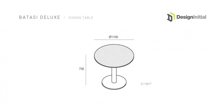 BATASI DELUXE dining table