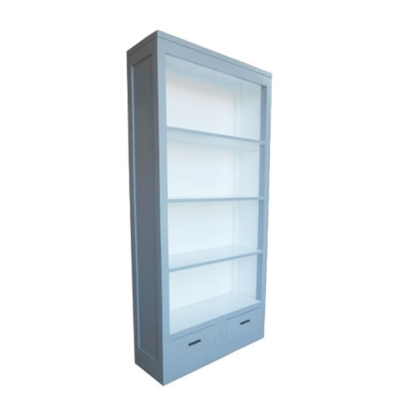 BOOKCASE KLATTEN DOUBLE BLUE