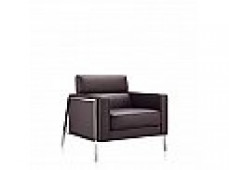 MILAN SINGLE SEAT LOUNGE BLACK PU