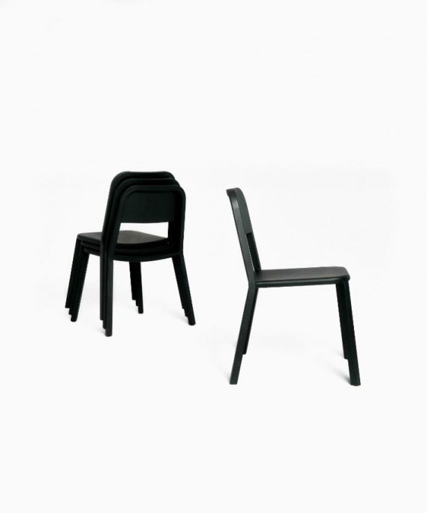 Cosimo Chair with Solid Back by Sean Dix