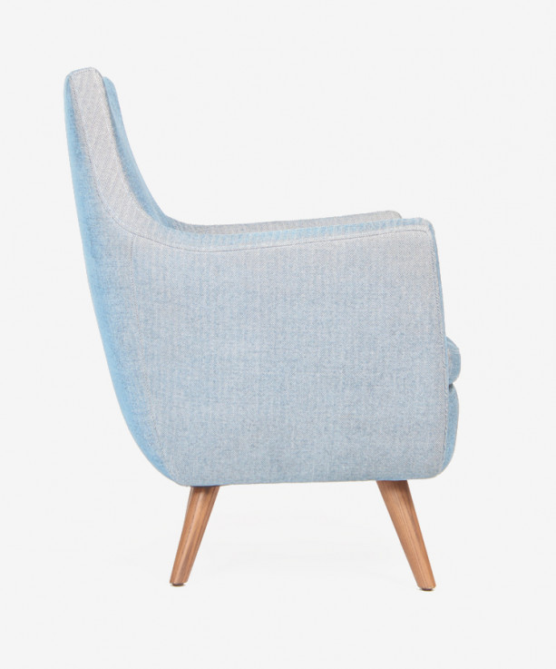 Pittsburgh Armchair with Wood Base by In