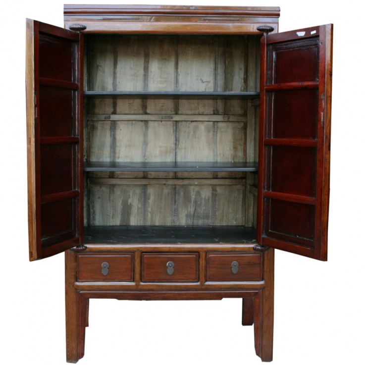 Original Brown Chinese Wedding Cabinet