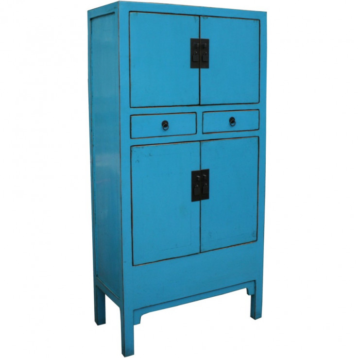 Blue Chinese Wedding Cabinet