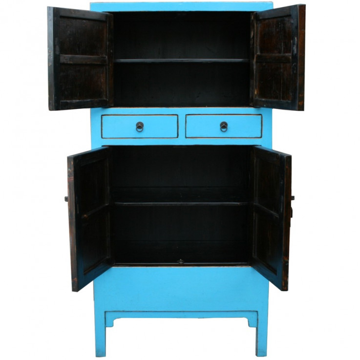 Blue Chinese Wedding Cabinet