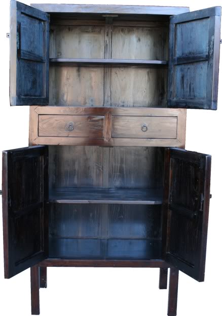 Brown Chinese Medium Wedding Cabinet