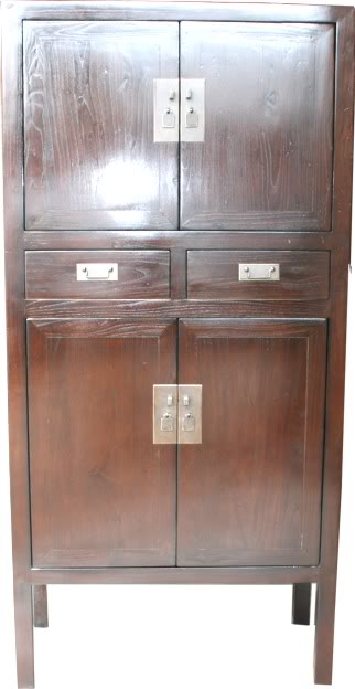 Brown Chinese Wedding Cabinet