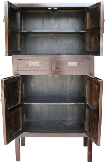 Brown Chinese Wedding Cabinet