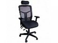 DELUXE TASK CHAIR HIGH MESH BACK BLACK