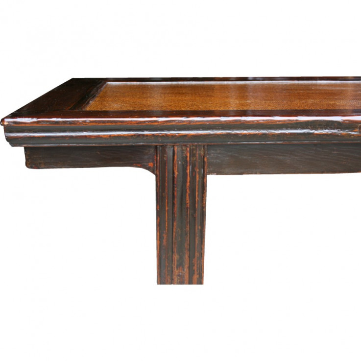 Brown Chinese Day Bed Coffee Table