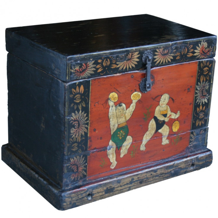 Antique Chinese Painted Chest