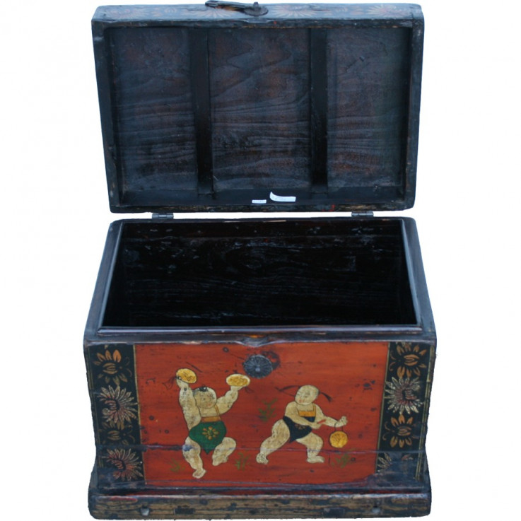 Antique Chinese Painted Chest