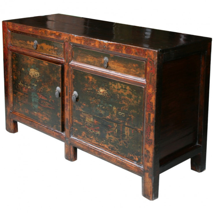 Original Distressed Painted Sideboard