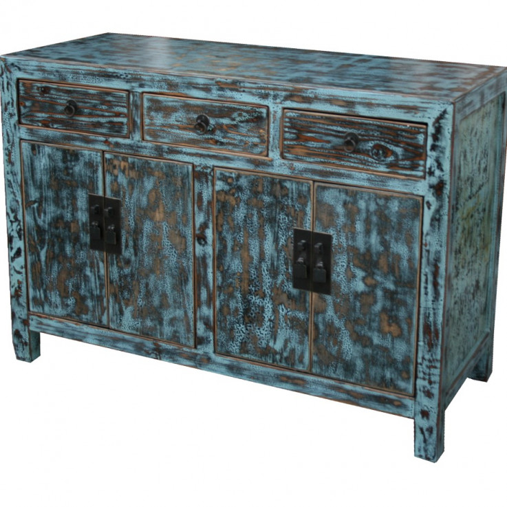 Light Blue Distressed Sideboard/Buffet