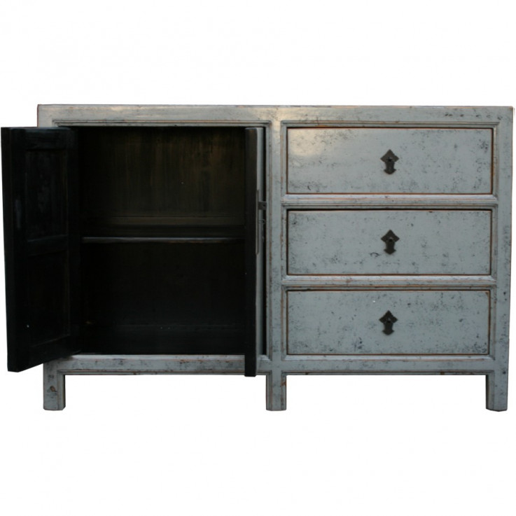 Grey Lacquered Sideboard Buffet