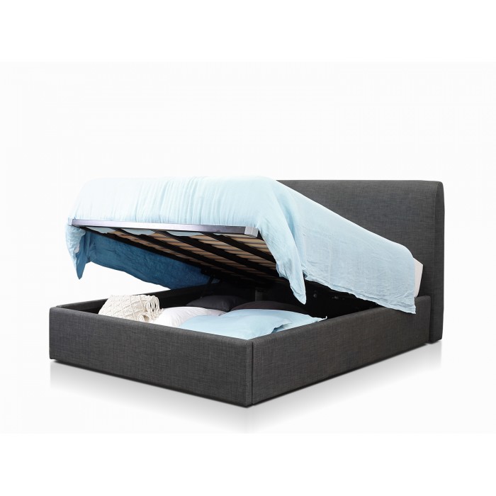 FORBES LIFT CHARCOAL DOUBLE BED