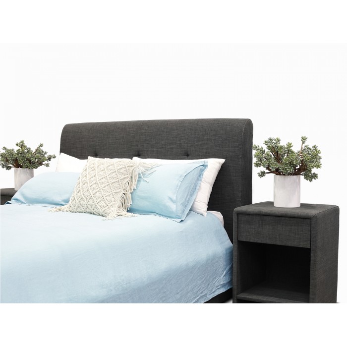 TERRIGAL CHARCOAL QUEEN BED