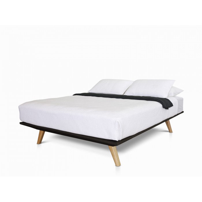 OSLO CHARCOAL DOUBLE BED BASE