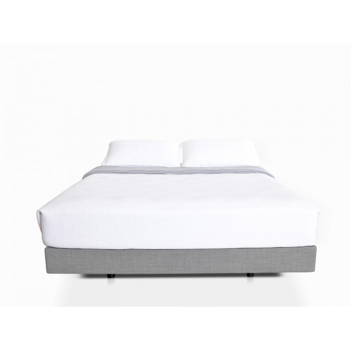 MODE LIGHT GREY FLOATING DOUBLE BED BASE