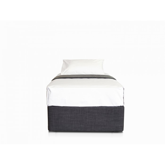 MODE CHARCOAL SINGLE BED BASE