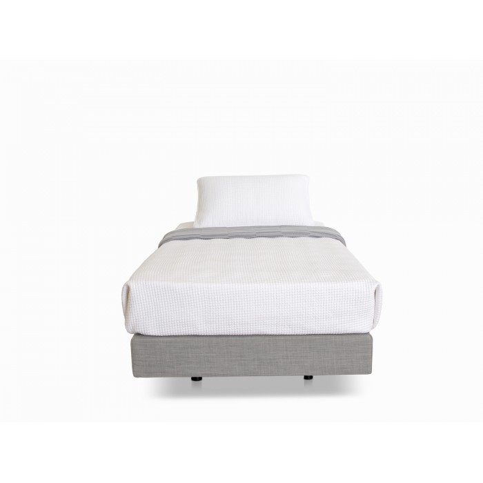 MODE LIGHT GREY FLOATING KING SINGLE BED