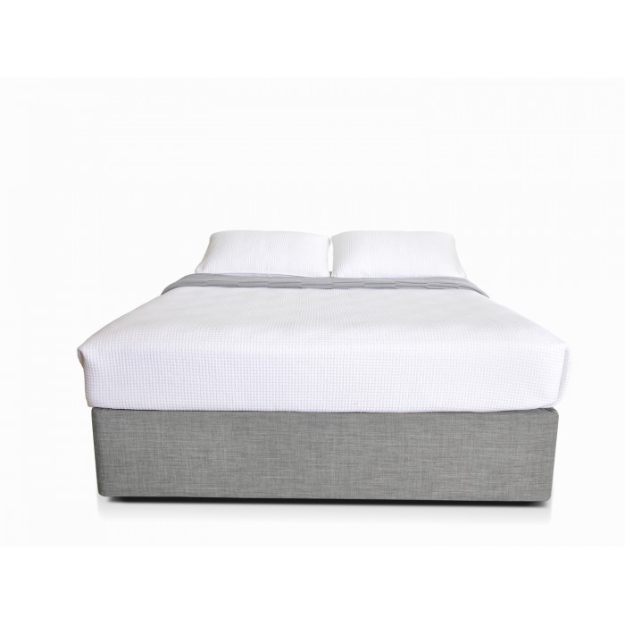 MODE LIGHT GREY DOUBLE BED BASE