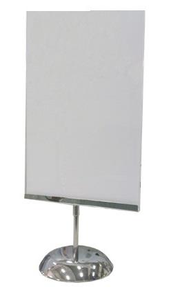 Acrylic A4 Sign Holder with Counter Base