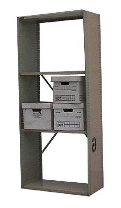 Steel Rolled Upright Archive Shelving