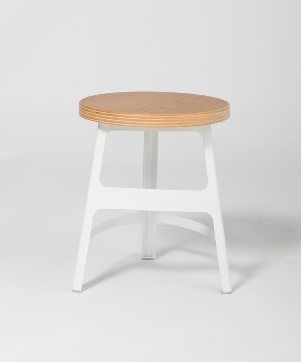  Factory Low Stool with Timber Seat