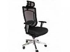 NICHOLAS TASK CHAIR HIGH MESH BACK BLACK