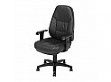 ODYSSEY TASK CHAIR LEATHER BLK