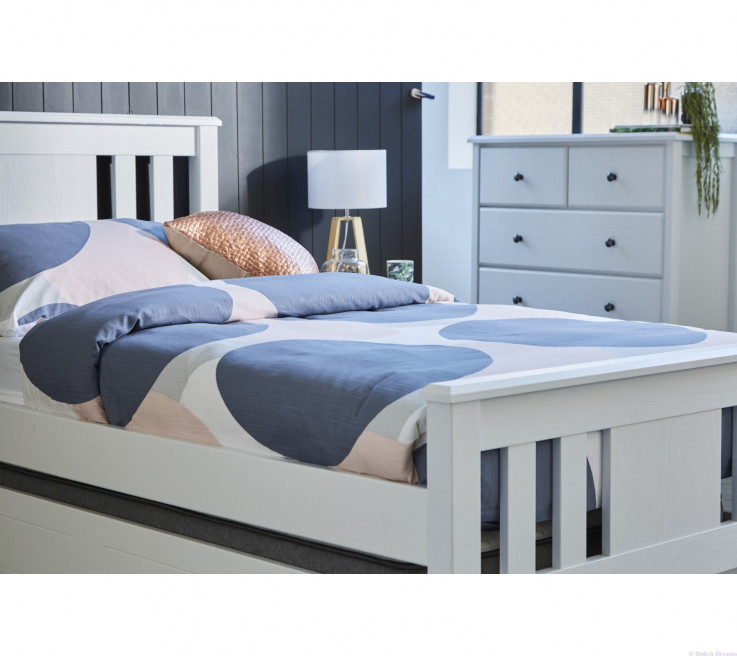 Casey White Open Post Kids Bed