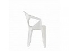 MUZE VISITOR CHAIR WHITE