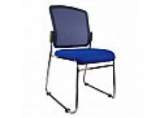 SPENCER VISITOR CHAIR MESH BACK BLUE