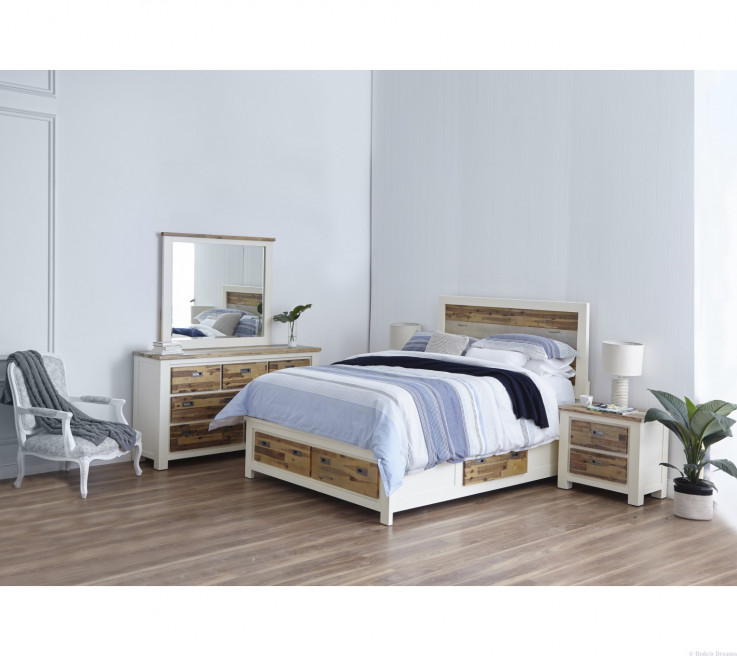 Meridien Hardwood Storage Bed