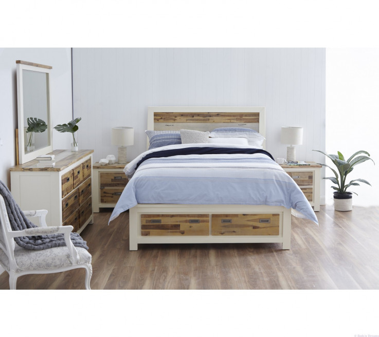 Meridien Hardwood Storage Bed