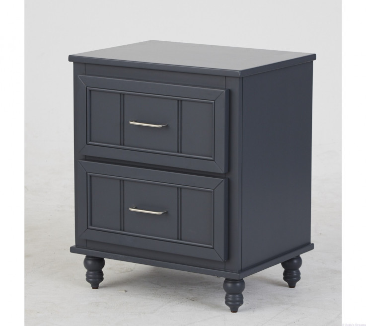 Jessie Grey Bedside Table