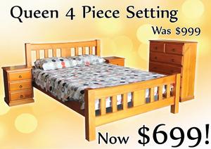 Queen 4 Piece Setting