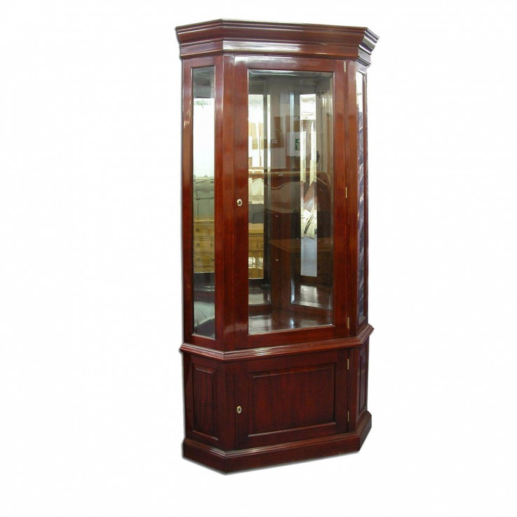 VICTORIAN DISPLAY REGENT CORNER CABINET