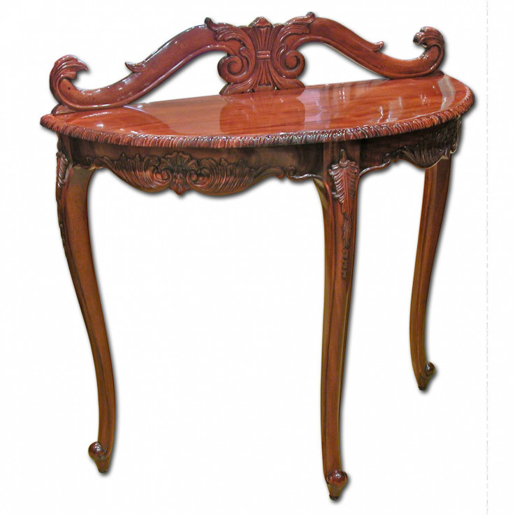 VICTORIAN ROUND HALL TABLE CABRIOLE LEG