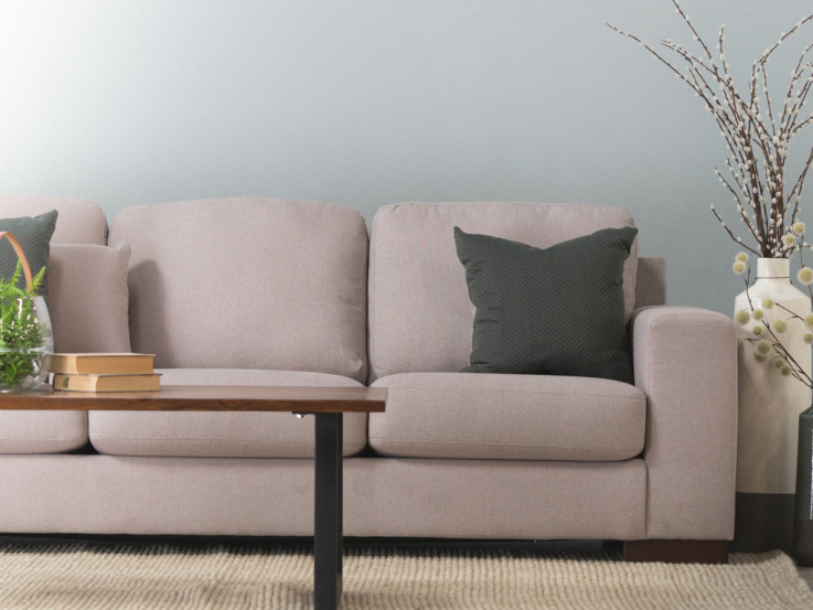 GINGKO 3 SEAT SOFA – PEBBLE