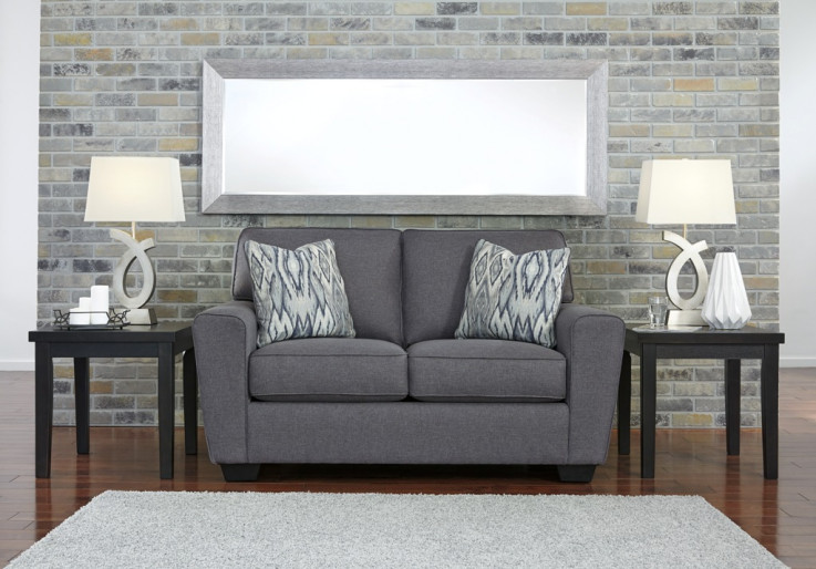 CALION 2 SEAT SOFA – GUNMETAL